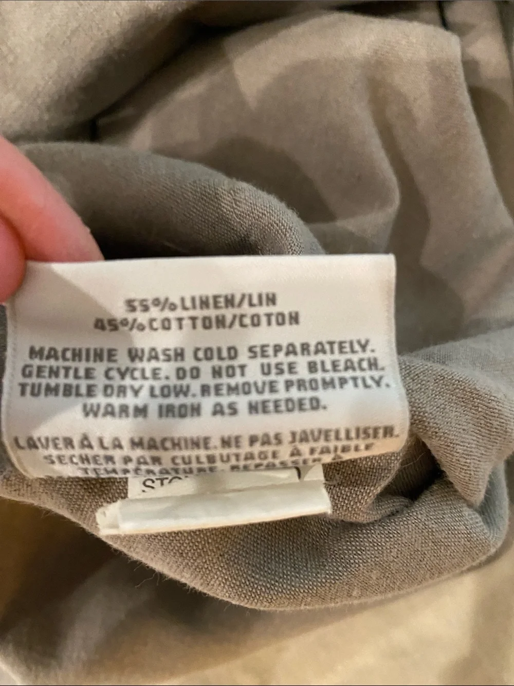 Restoration Hardware Fog King Pillowcase